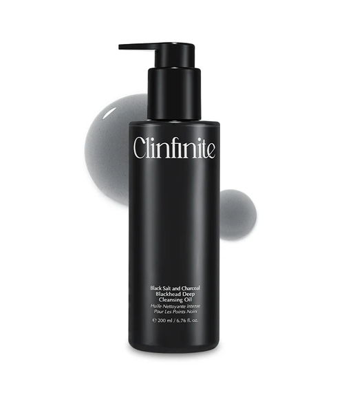 [Clinfinite] Black Salt & Charcoal Blackhead Deep Cleansing Oil 200ml