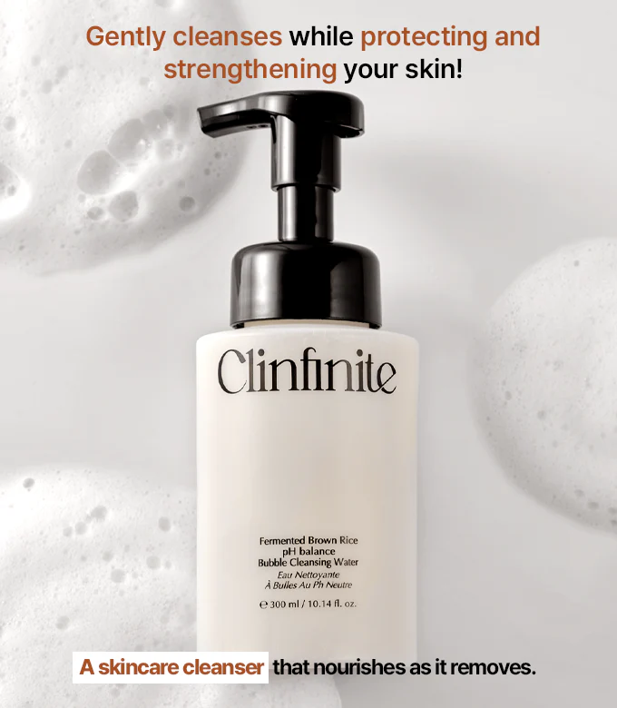 [Clinfinite] Fermented Rice Mild Acidic Bubble Cleansing Water 300ml