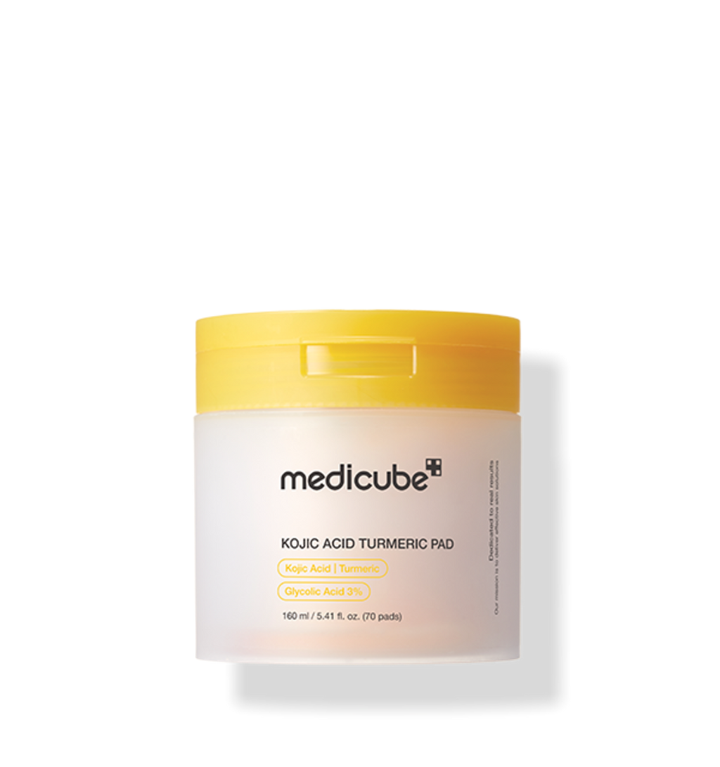 [Medicube] Kojic Acid Tumeric Toner Pad 70pcs